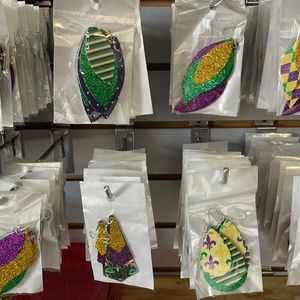 Mardi Gras Earrings 7 For $24.99
